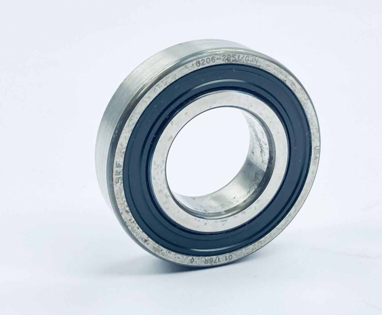 SKF 6206-2RS1/GJN Deep Groove Ball Bearing 30mm-Id 62mm-Od 16mm-W Double Sealed