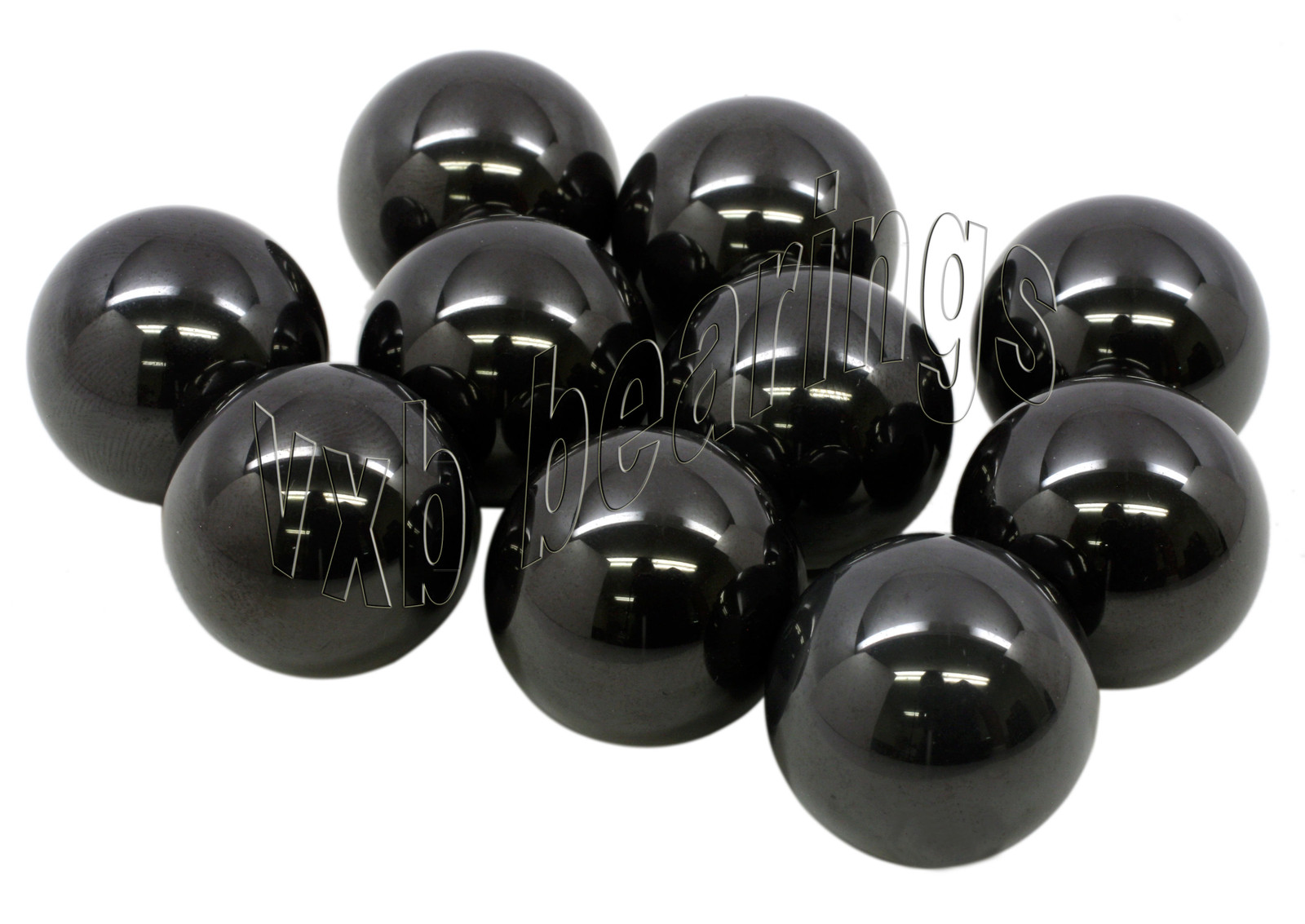10 Ceramic Bearing Balls 3/8″inch 9.525mm Silicon Nitride Bicycle 0.375″ Si3N4