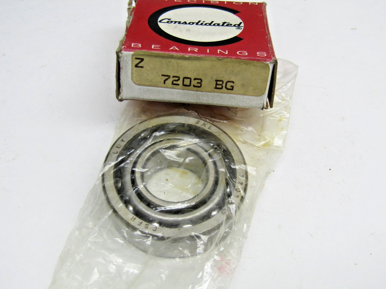 Consolidated 7203BG 17mm X 40mm X 12mm Angular Contact Bearing
