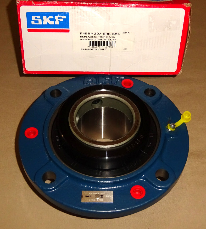 SKF F4BRP 207-SRB-SRE Piloted Flange Bearing F4BRP207-SRB-SRE FYRP 2 7/16″ NEW