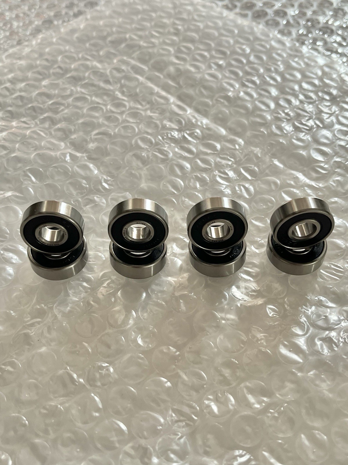608 2RS Premium Rubber Shield Deep Groove Greased Radial Ball Bearing qty 8