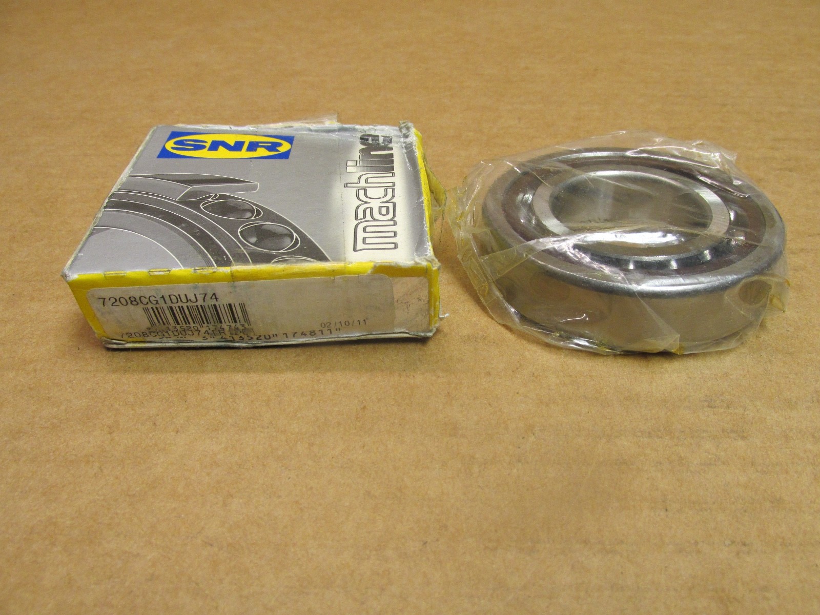 SNR MACHLINE 7208CG1DUJ74 Angular Contact Bearing 40x80x18 mm 7208C G1 DU J74