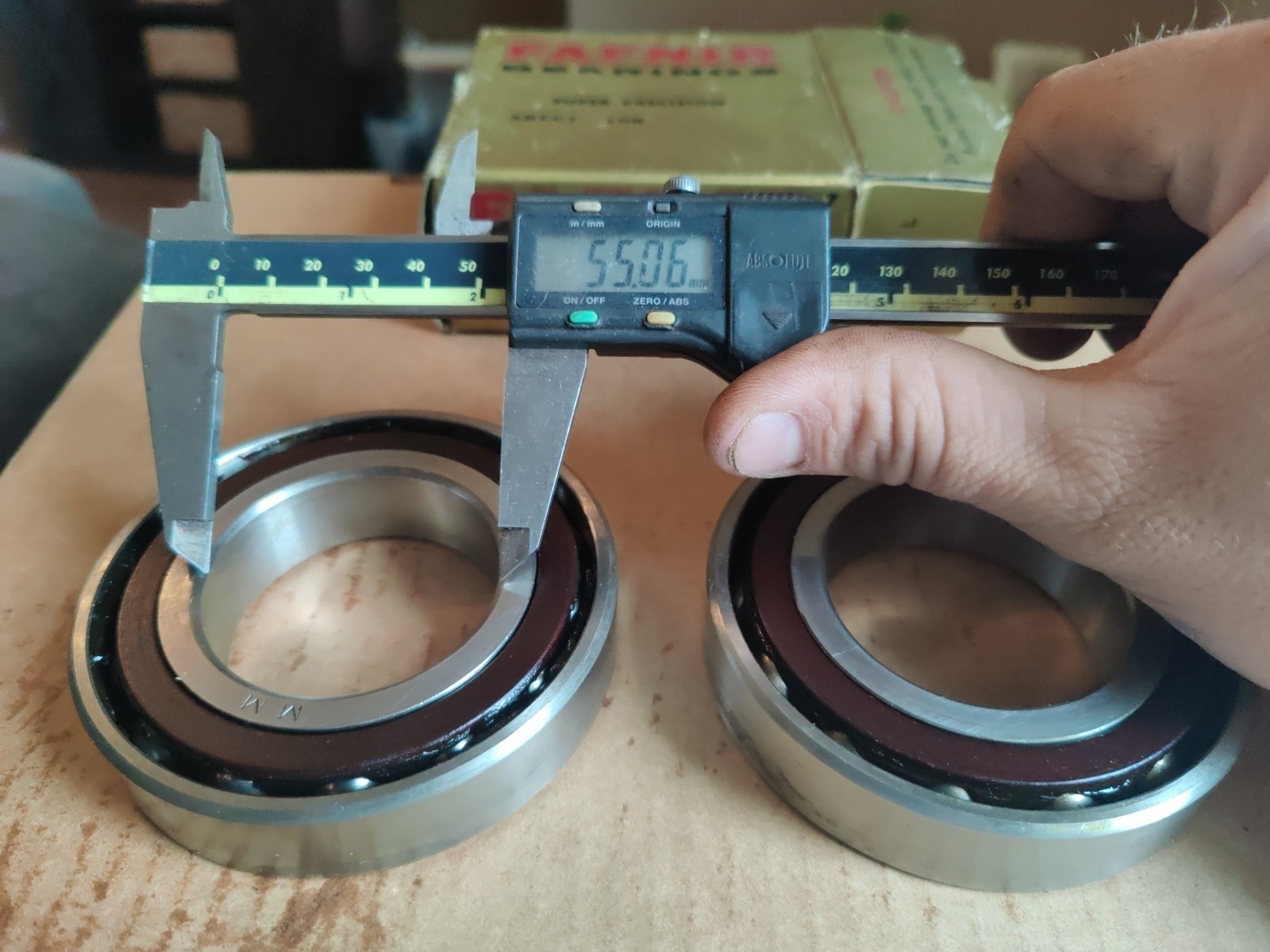 Fafnir 3MM211WIDUH Angular Bearing 55x100x21 mm Un Used Open Package