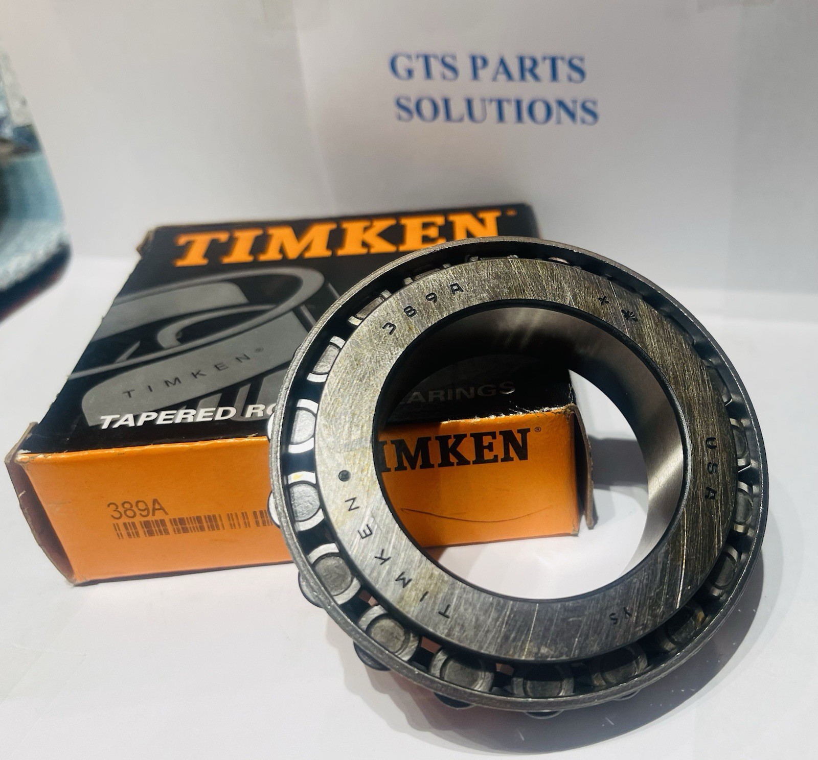 Timken 389A Tapered Roller Bearing CONE, 2.1250″ ID, 0.864″ Width, MADE IN USA