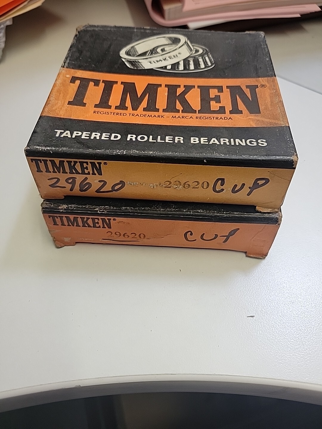 TIMKEN 29620 Taper Roller Bearing Cup / Race 4-7/16″ OD 3/4″ W USA