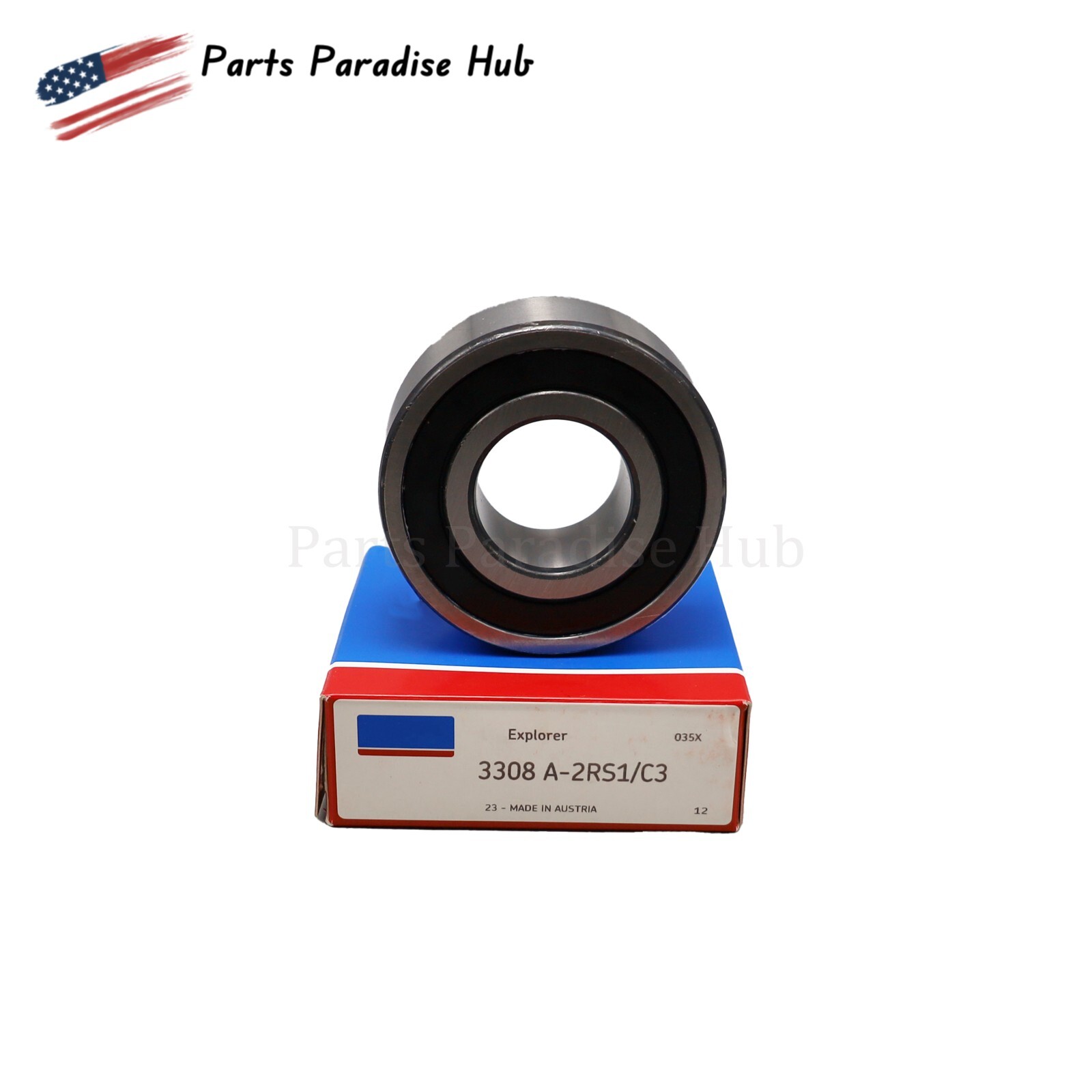 For SKF 3308 A 2RS1/C3 Double Row Angular Contact Ball Bearing 40x90x36.5mm US