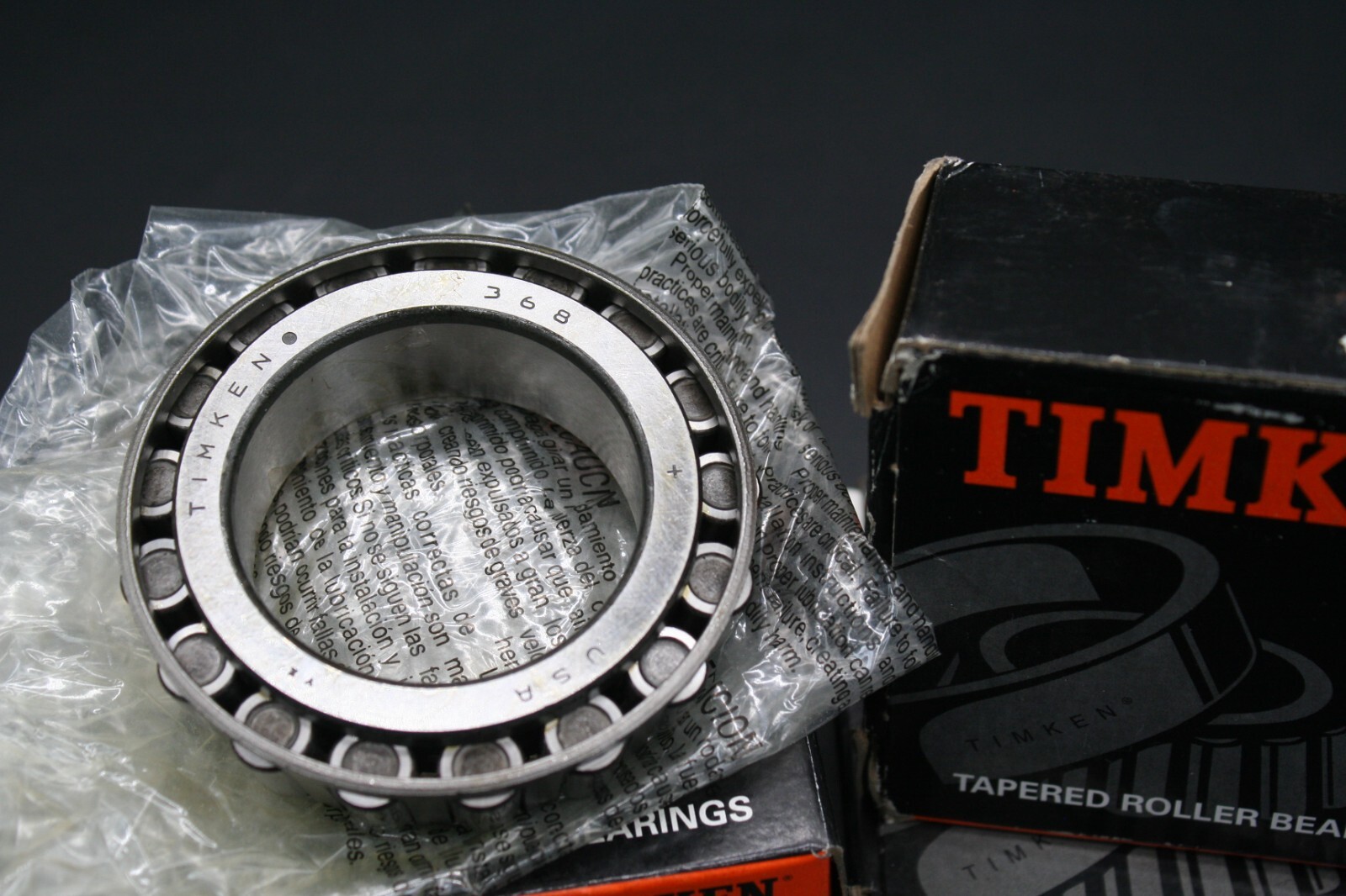 One (1) Timken Precision 368 Tapered Roller Bearing Cone 2″ ID USA NEW