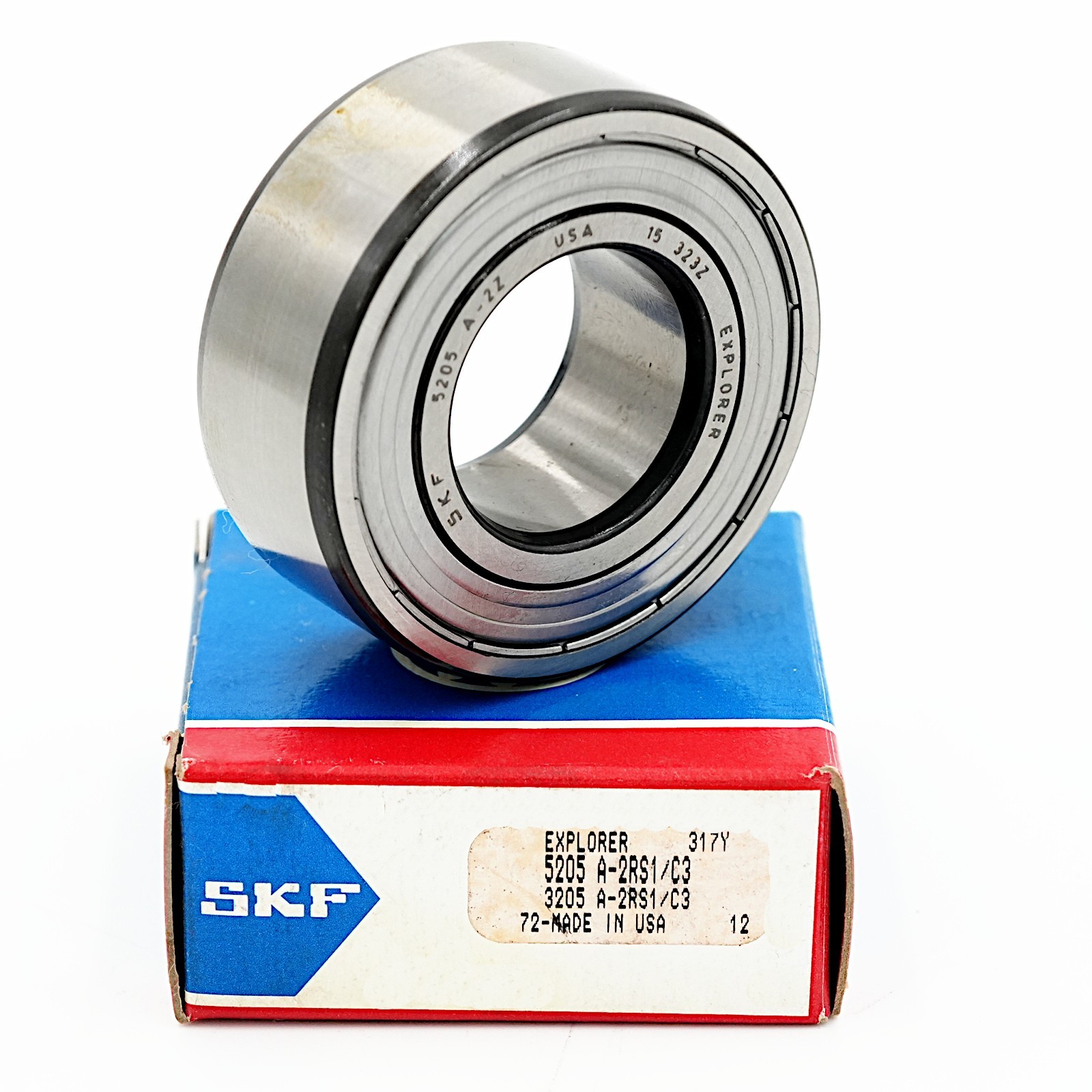 SKF 5205 A-2Z Double Shielded Ball Bearing 25mm x 52mm x 20.6mm – Fast Ship!