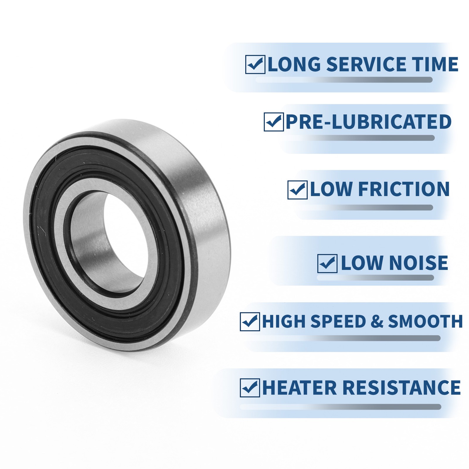 6900VV Deep Groove Ball Bearings 10x22x6mm 1 Pc Scooter Skateboard Wheel