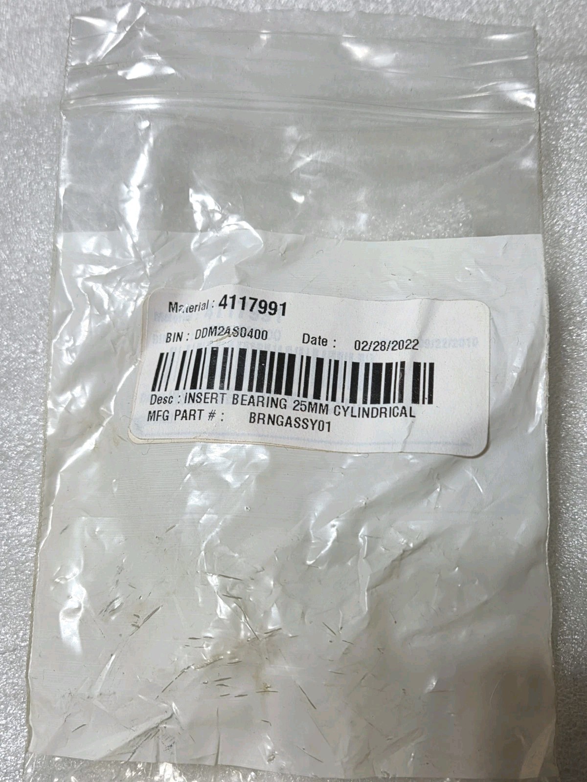 Peer GER205-25MM Insert Bearing – Bore ID 25mm., OD. 2.0472in.,Width 1.358in.