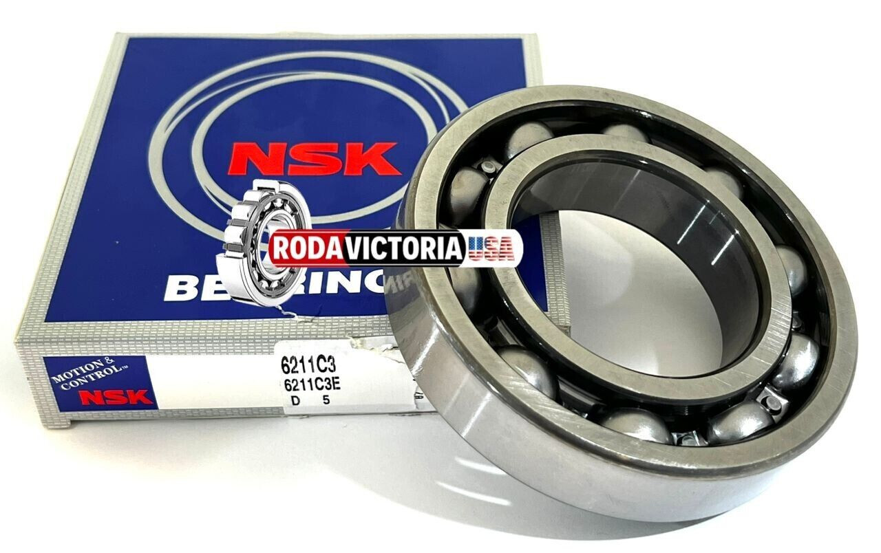 NSK 6211 CM OPEN TYPE Deep Groove Ball Bearing 55x100x21mm