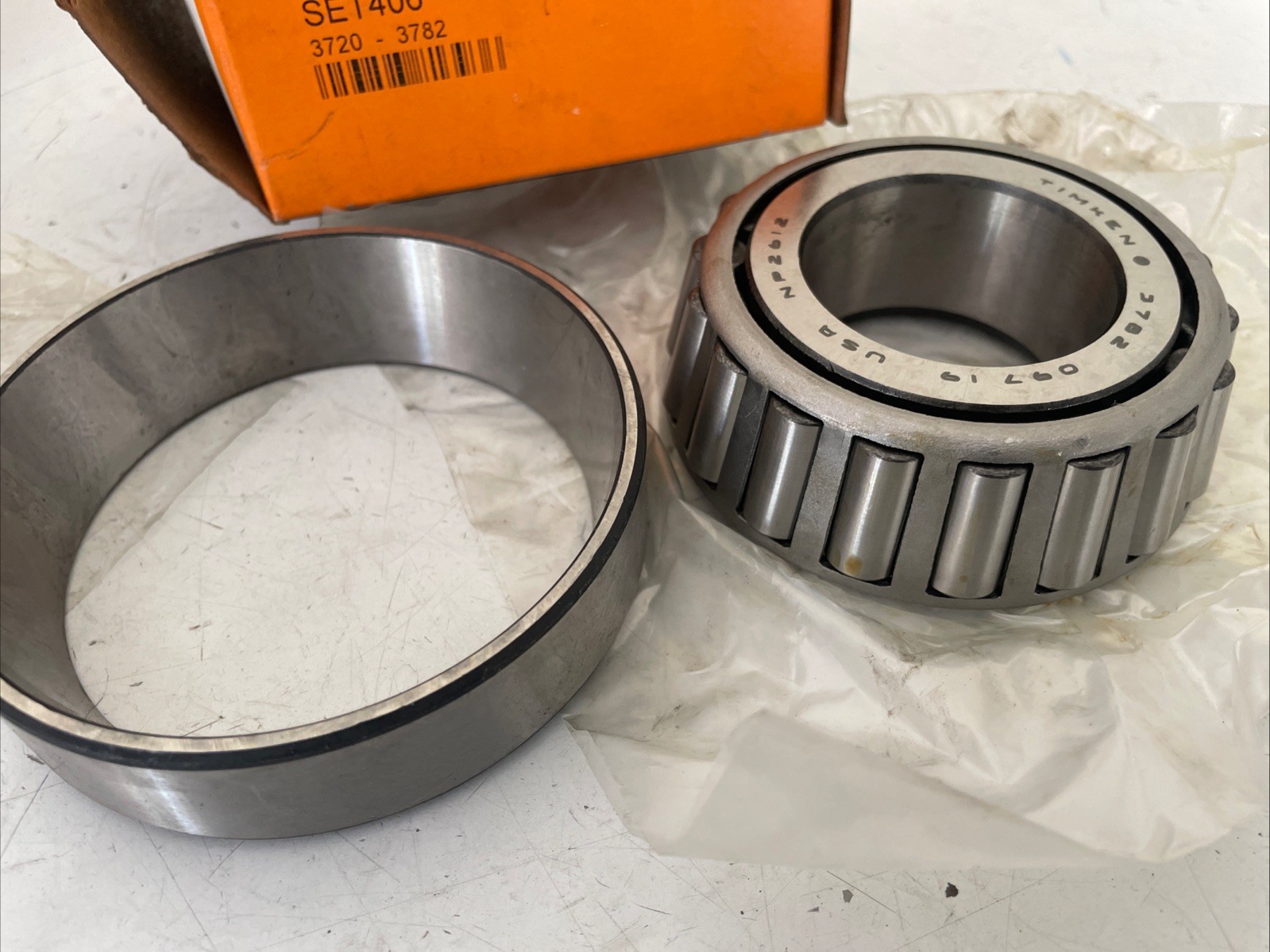 GENUINE TIMKEN SET406 (3782/3720) BEARING SET WITH RACE NEW
