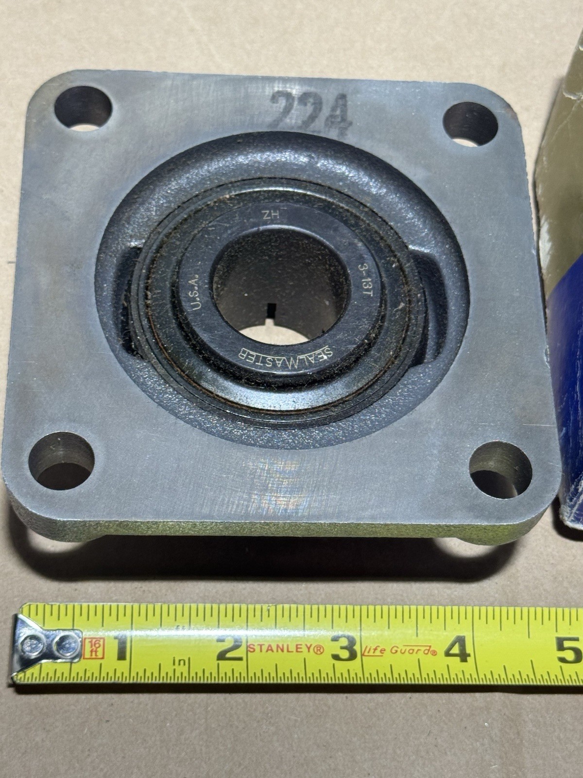 SEALMASTER MSF-19T 1-3/16 4 BOLT FLANGE BEARING F-506