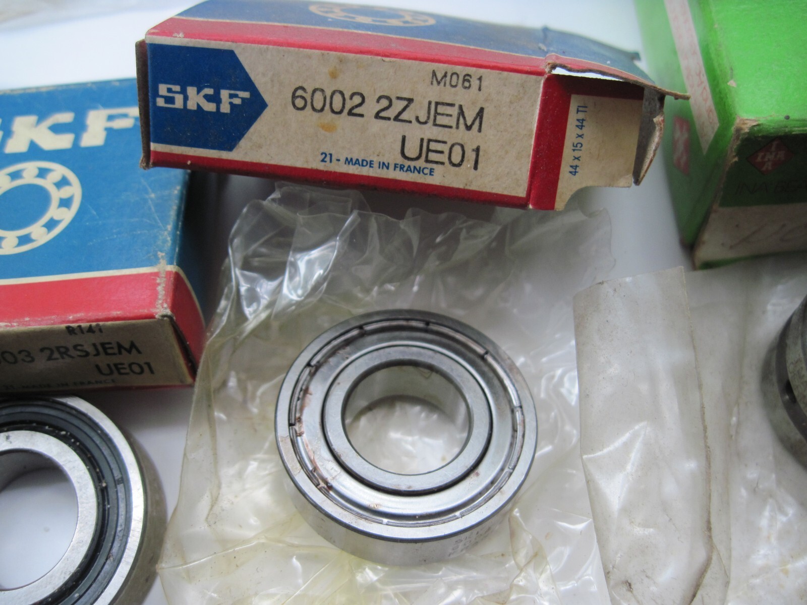 Lot of 11 Bearings and Oil Seals, (3) Are SKF 7868 Shaft Seals, NOS