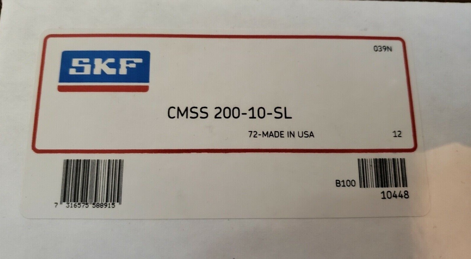 New SKF Machine Condition Indicator CMSS 200-10-SL 7316575588915 USA NextDay Air