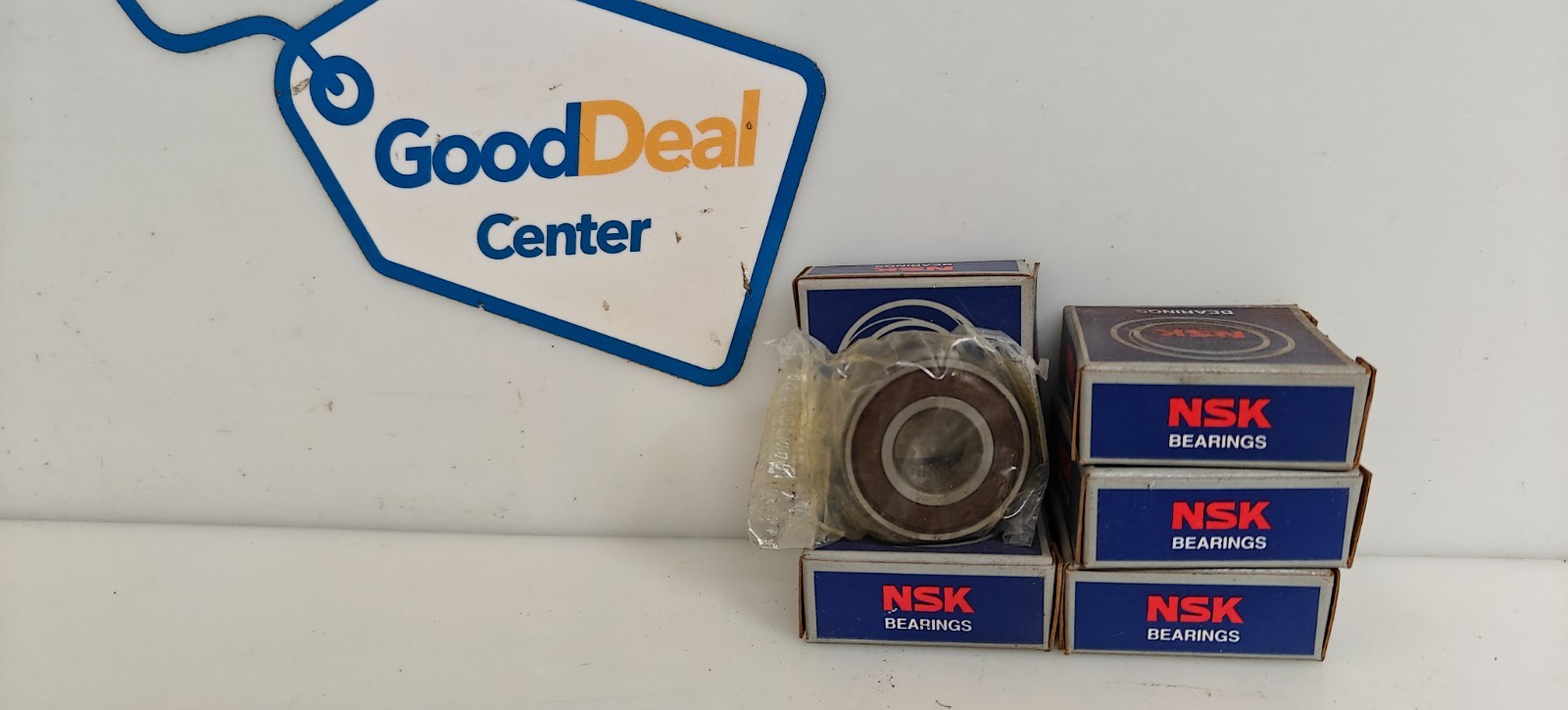 LOT OF 5 NSK SINGLE ROW BALL BEARING 6202DDU