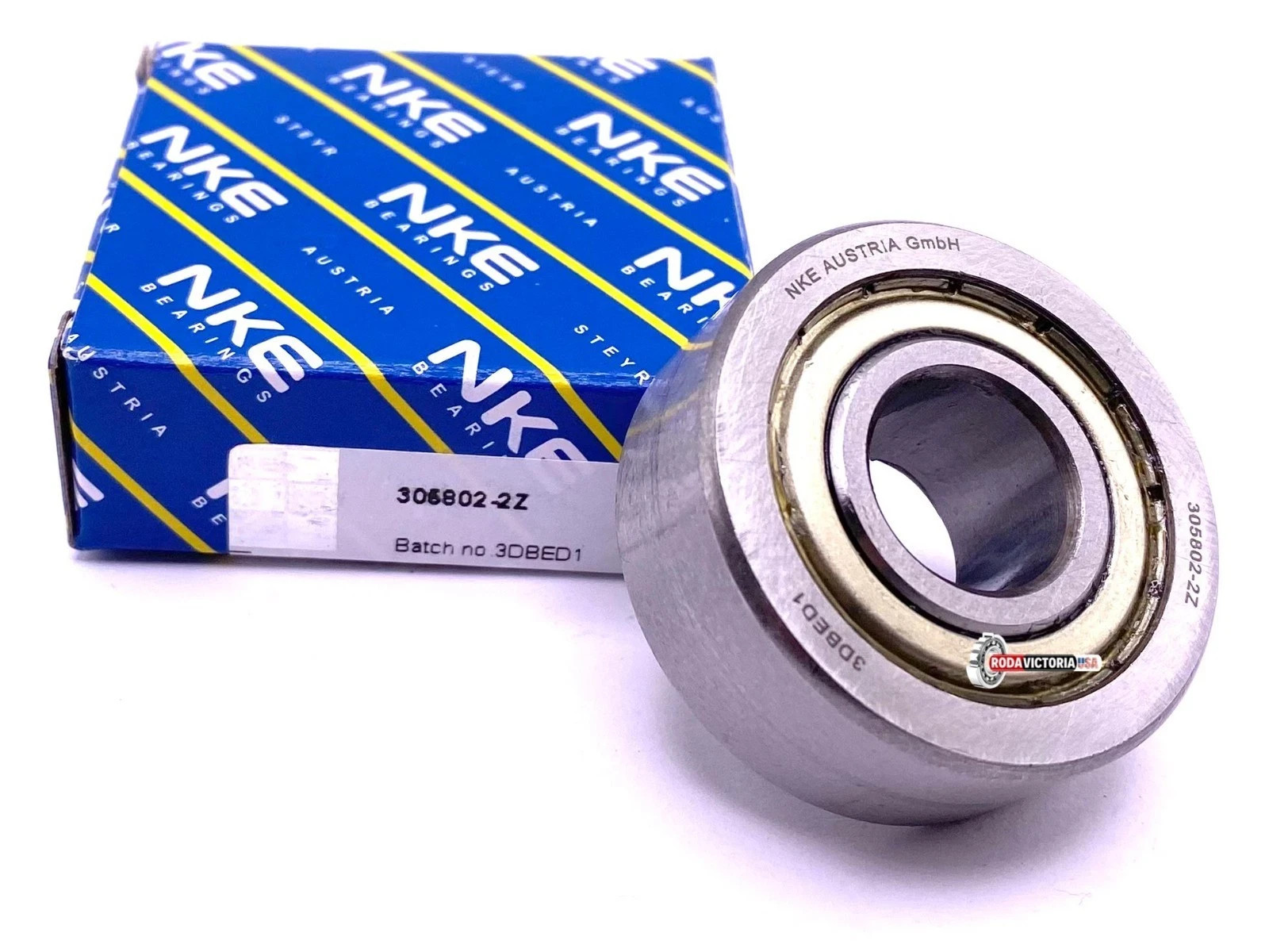 NKE 305802 ZZ Support Roller Bearing LR5202 ZZ LR5202 DDU 542802 15x40x15.9 mm