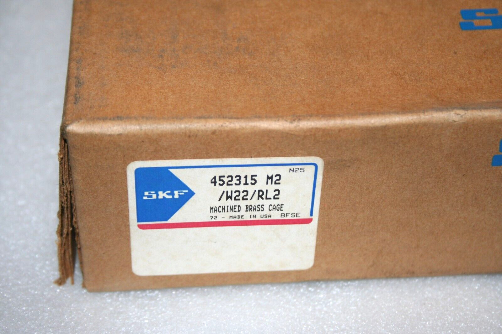 SKF 452315 M2/W22/RL2 Spherical Roller Bearing 22315 Brass Cage * NEW UNOPENED *