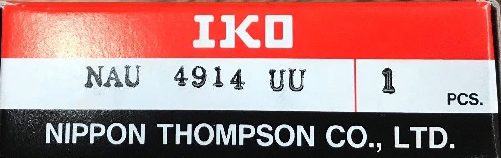 NAU 4914 UU IKO Metric, Roller Bearing FACTORY NEW!