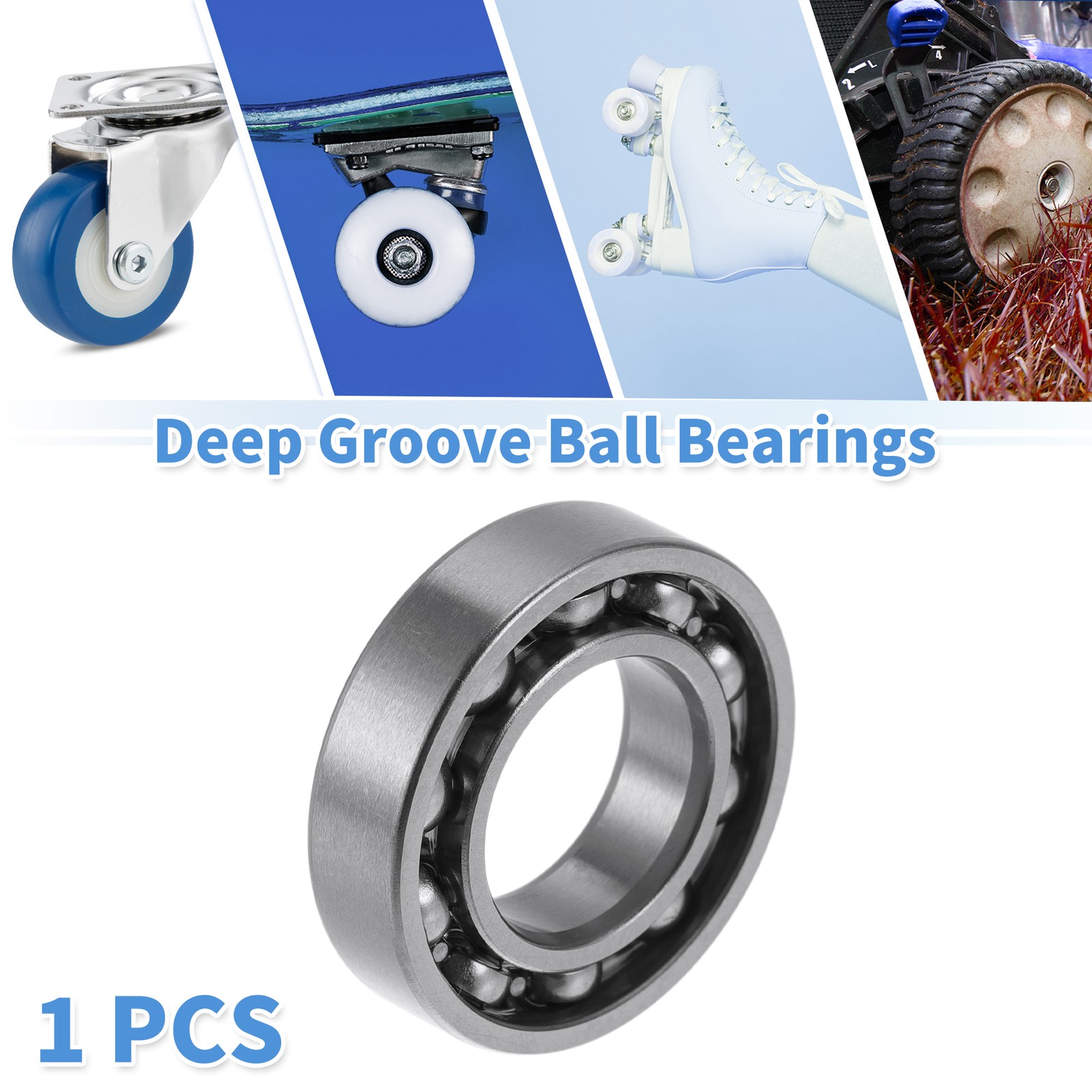 16002 Deep Groove Ball Bearings P5 15x32x8mm 1 Pc Scooter Skateboard Wheel