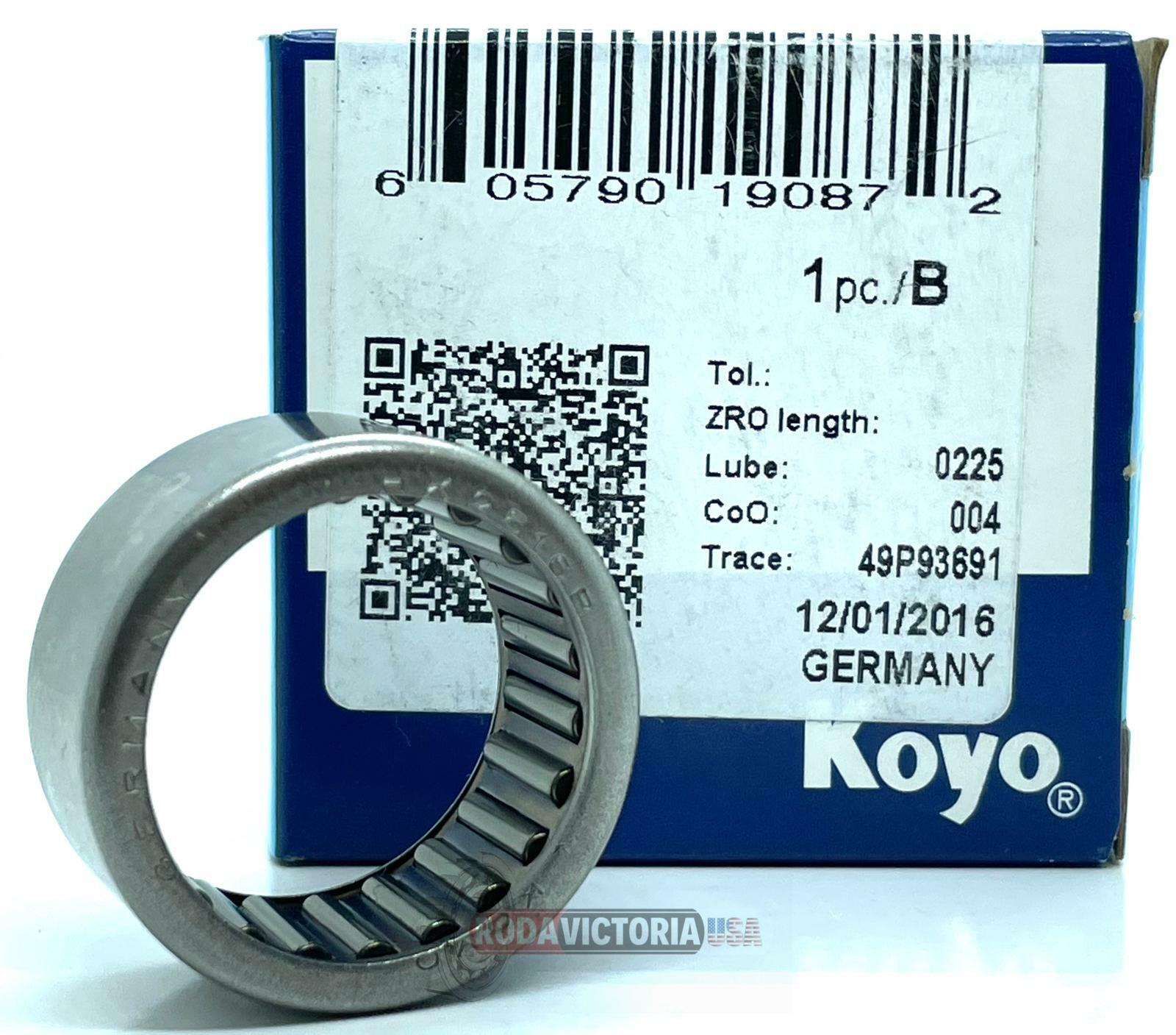 HK2516B KOYO MADE IN GERMANY Needle Bearing – Drawn Cup – Caged – Metric
