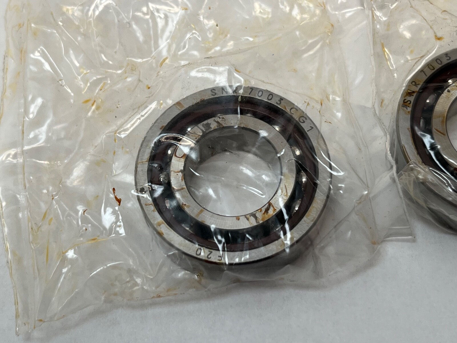 SNR 7003CDUJ74 Bearing 17x35x10 mm 7003-C-T-DUL-P4 7003-C-DU-J74 France 2 Pcs