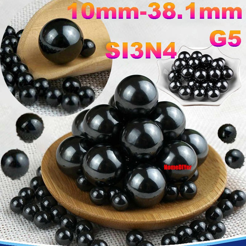 Silicon Nitride Ceramic Ball Bearings SI3N4 Round Balls G5 Precision 10mm-38.1mm