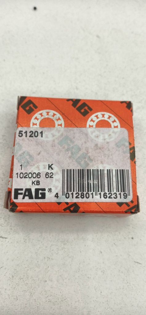 2x FAG 51201 Thrust Deep Groove Ball Bearing 12x28x11mm Thrust Bearing Ball Bearing