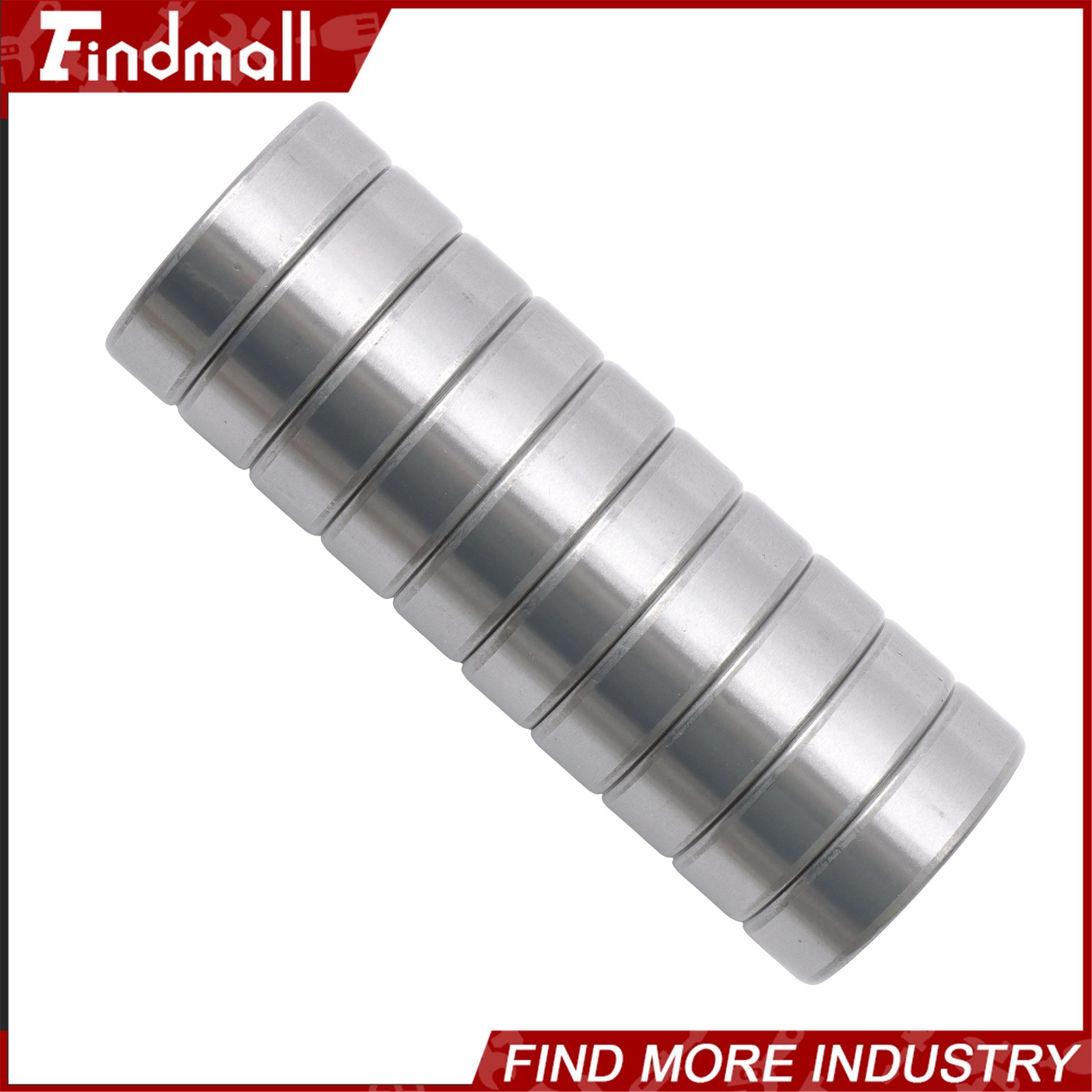 Findmall 6004-2RS C3 Ball Bearing 20x42x12mm 10 Pcs Premium Rubber Sealed