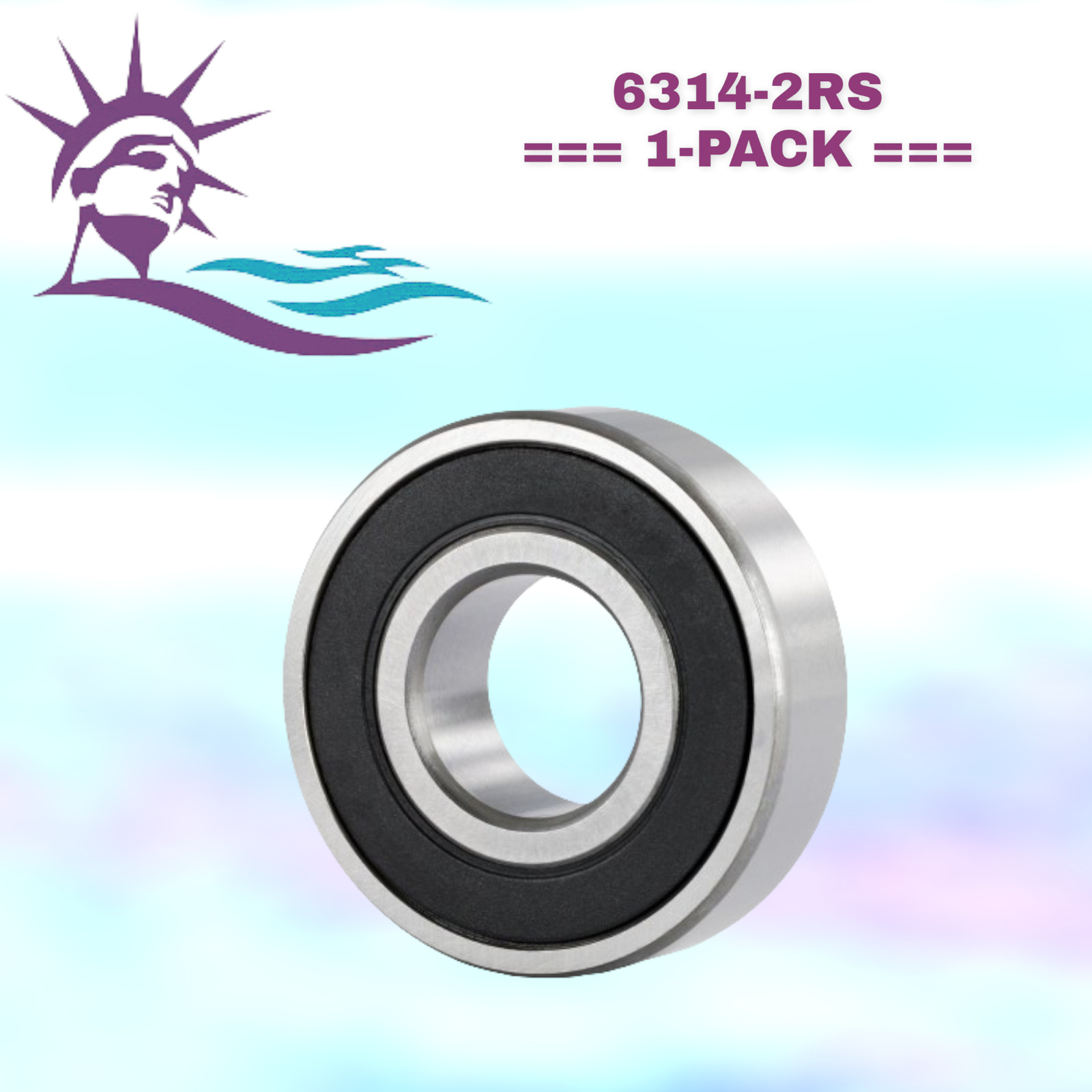 6314-2RS WJB Radial Ball Bearing W/2 Seals R8S2E
