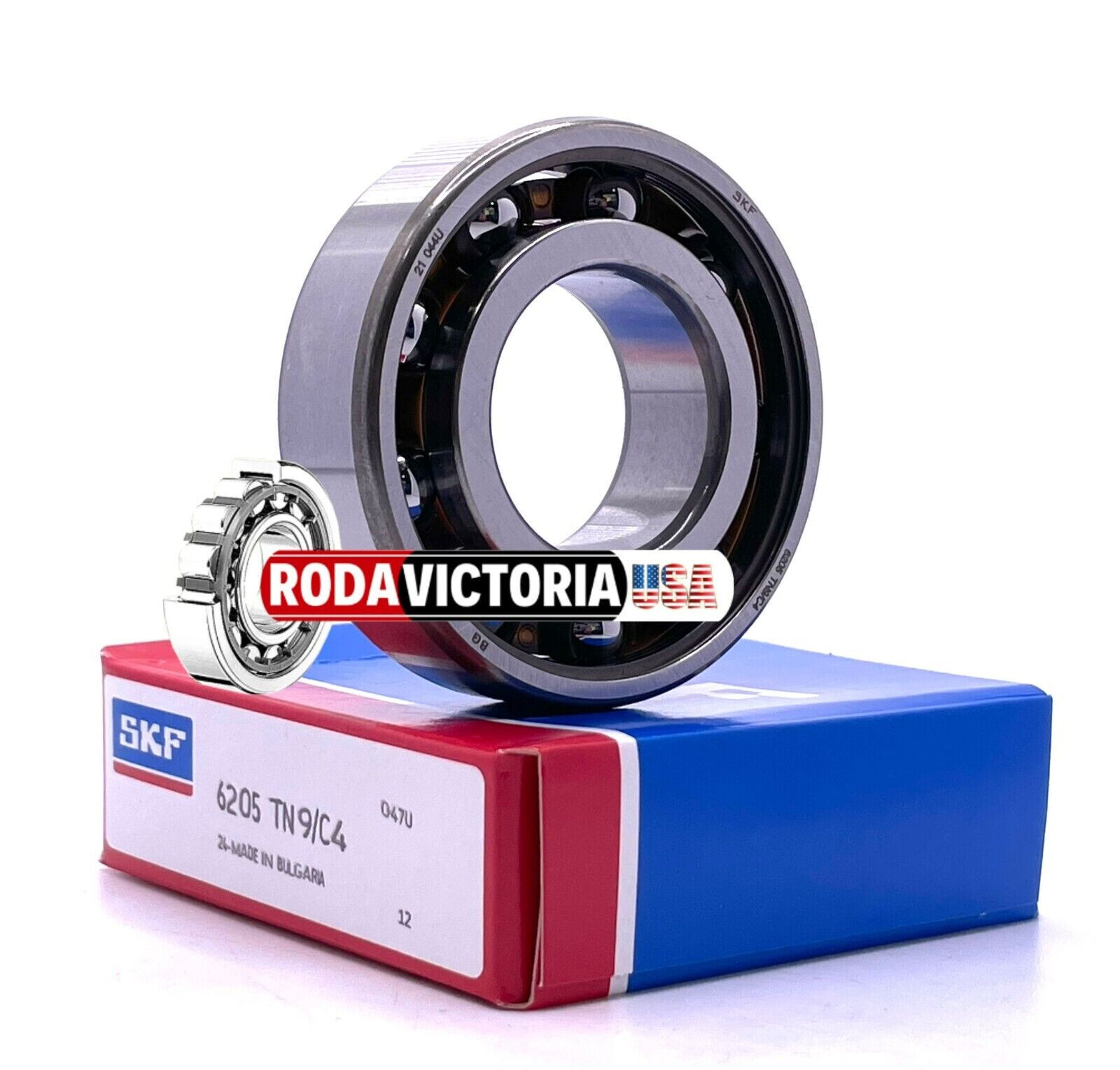 SKF 6205TN9/C4 DEEP GROOVE BALL SINGLE ROW 25x52x15mm OPEN, NO SEALS