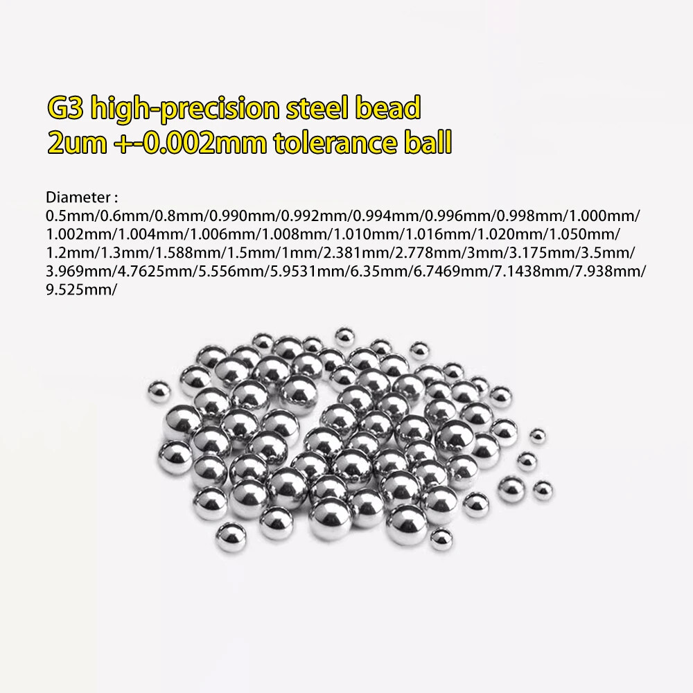 1.006/1.008/1.01/1.016/1.02/1.05/1.2/1.3/1.588/1.5/2.381/2.778/3mm G3 bead balls