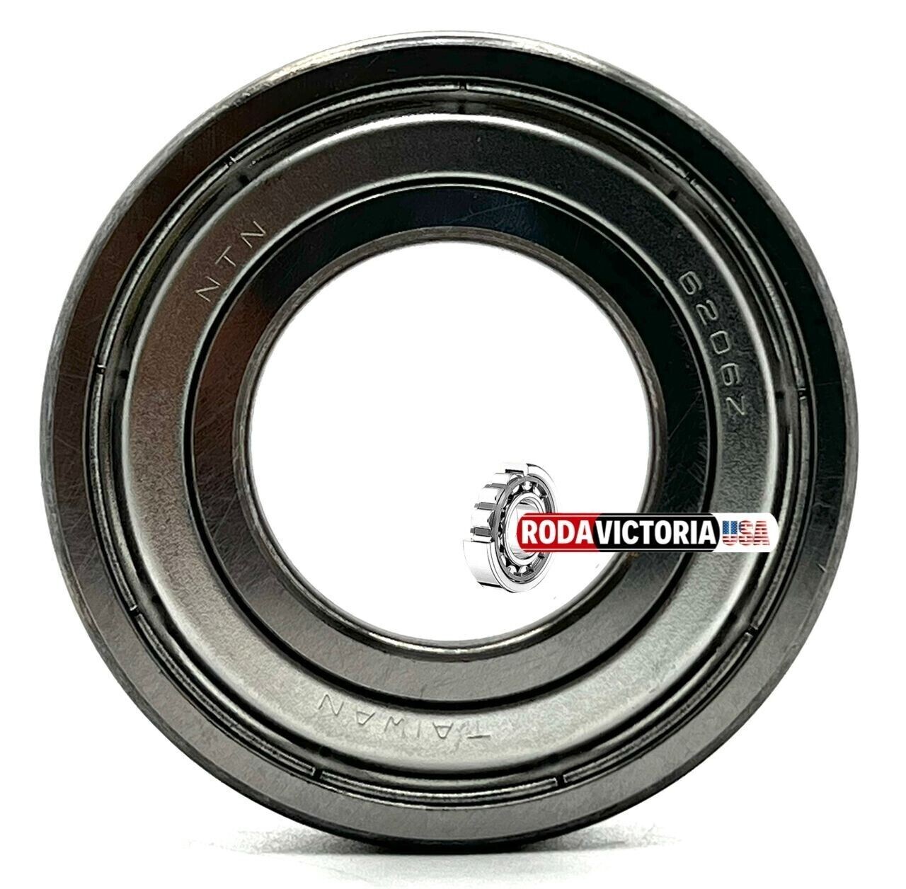 NTN 6206 ZZ C3 DEEP GROOVE BALL BEARING, METAL SHIELDED 30x62x16mm