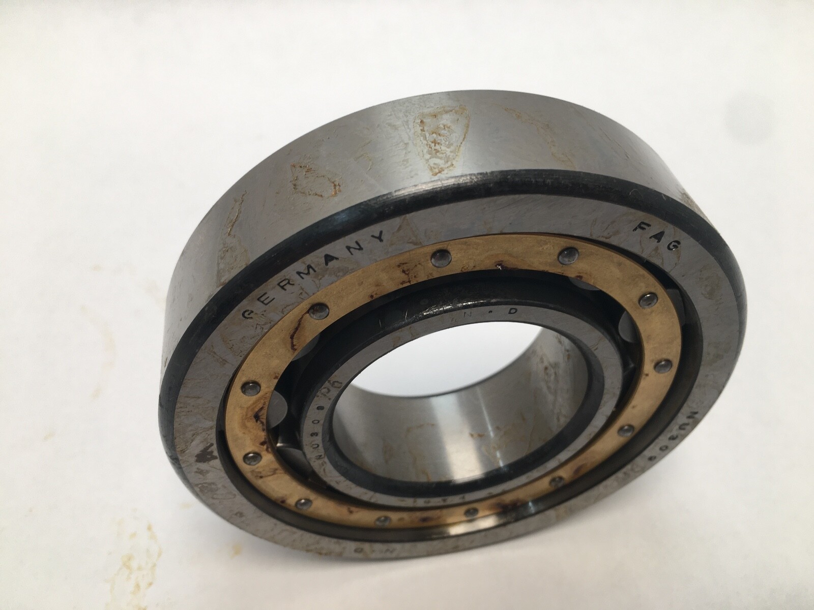 FAG NU309M.P6 Cylindrical Bearing 45x100x25 mm NU309 NU-309-M-P6 Germany