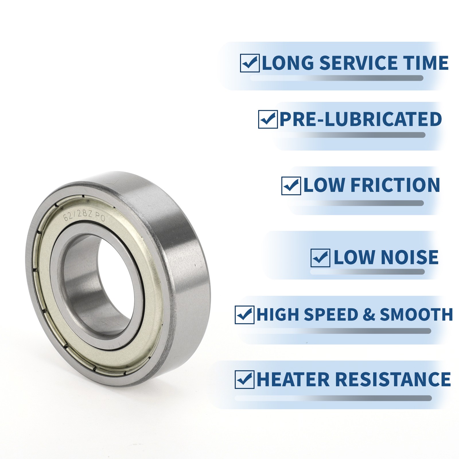 62/28ZZ Deep Groove Ball Bearings 28x58x16mm 1 Pc Scooter Skateboard Wheel