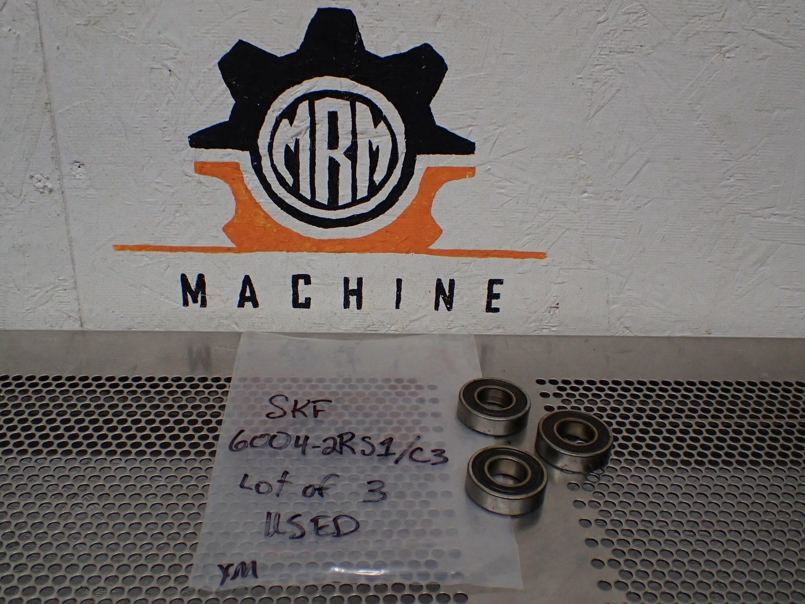 SKF 6004-2RS1/C3 Bearings Used With Warranty (Lot of 3) See All Pictures