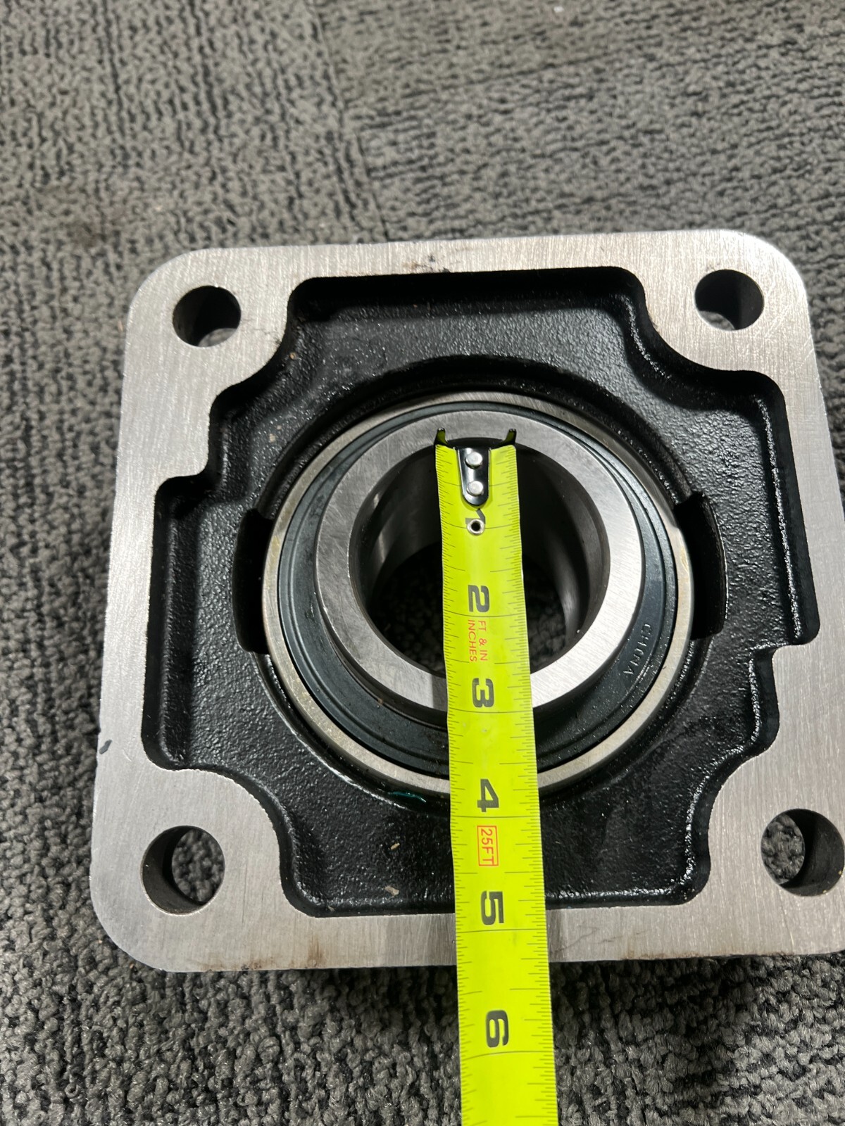 MOLINE BEARING – UCX14-43 2-11/16″ 4 Bolt Flange Mounted Bearing Black
