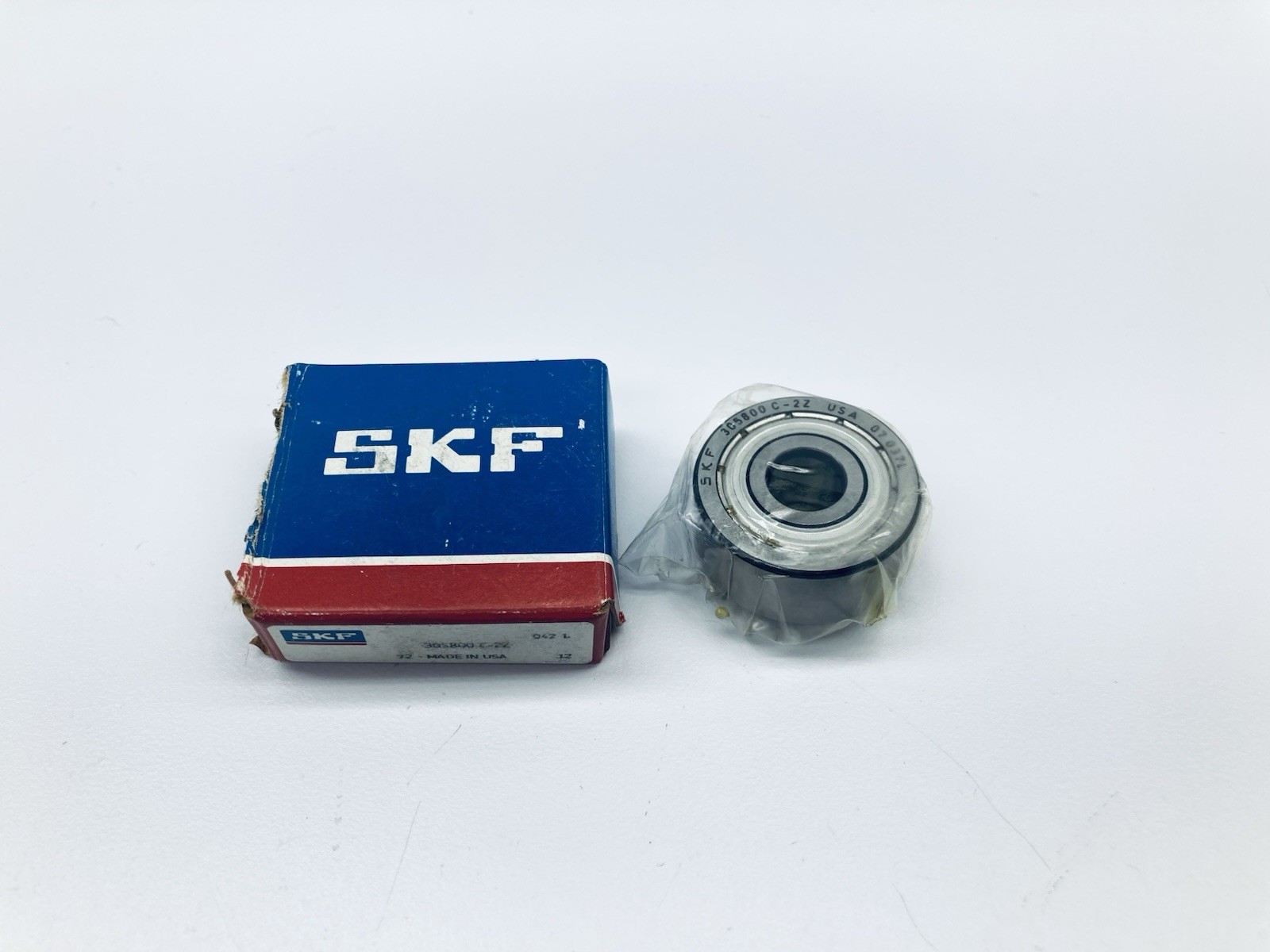 SKF 305800 C-2Z Crowned Yoke Roller Bearing 10mmBore 32mmOD 14mmW Double Row