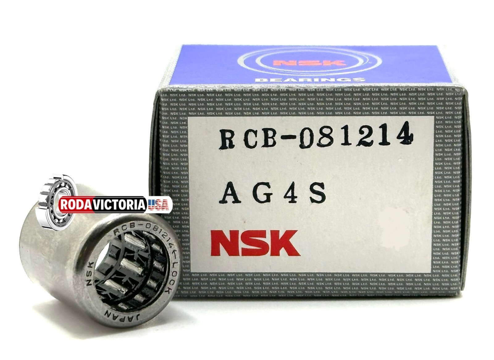NSK JAPAN RCB081214 NEEDLE ROLLER BEARING ½”x3/4”x7/8”