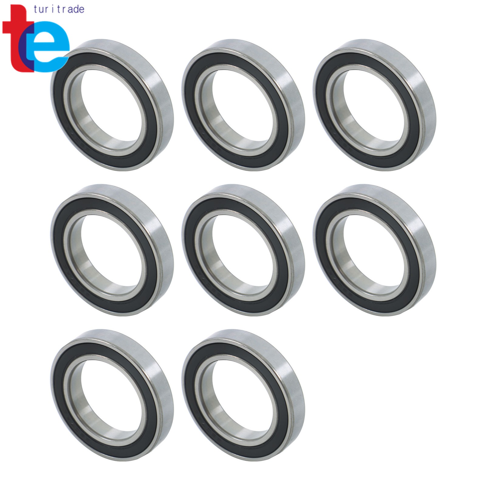 10pcs 6907-2RS Sealed Ball Bearings 35mm x55mm x10mm Industrial