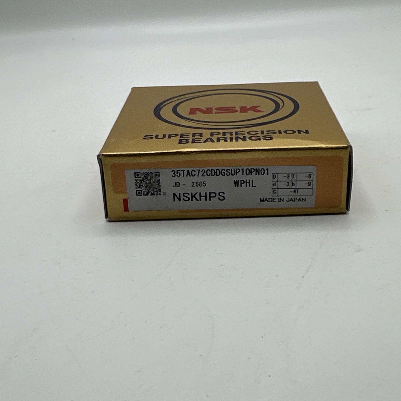NSK Precision Angular Contact Bearing 35TAC72CDDGSUP10PN01