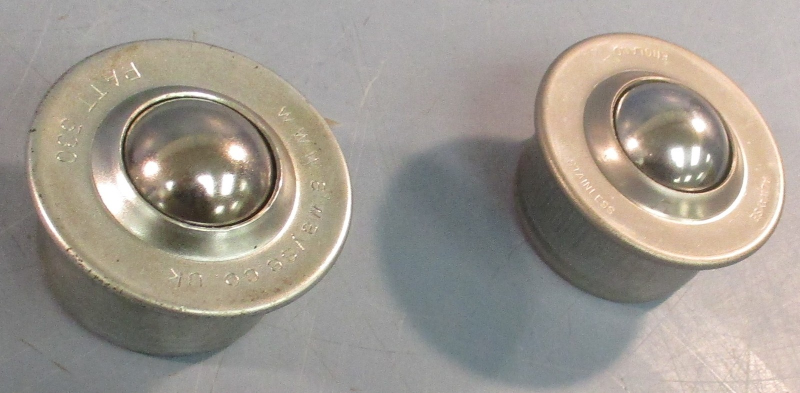 Alwayse PATT 530 Steel Ball Transfer Unit 2-3/16″ OD 1-1/2″ Width Lot of 2