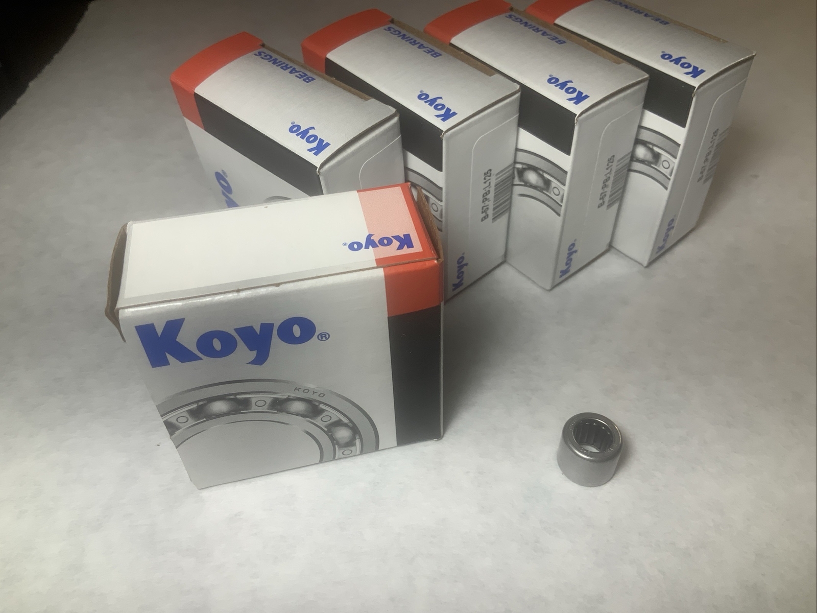 9 pcs Koyo B-57 needle roller bearing O/D: 1/2” I/D: 5/16” Wide 7/16”