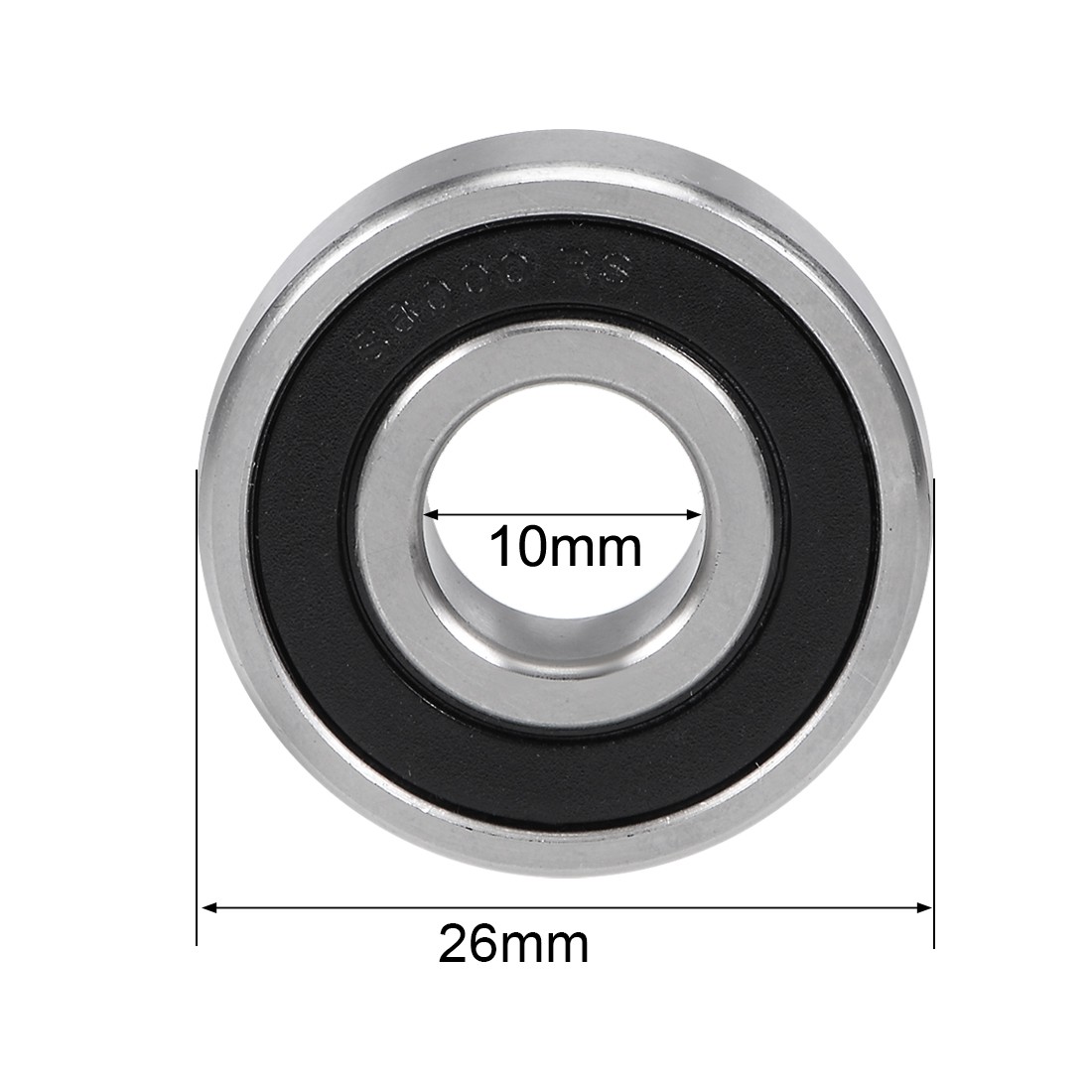 S6000-2RS Stainless Steel Ball Bearing 10x26x8mm Double Sealed 6000RS Bearings