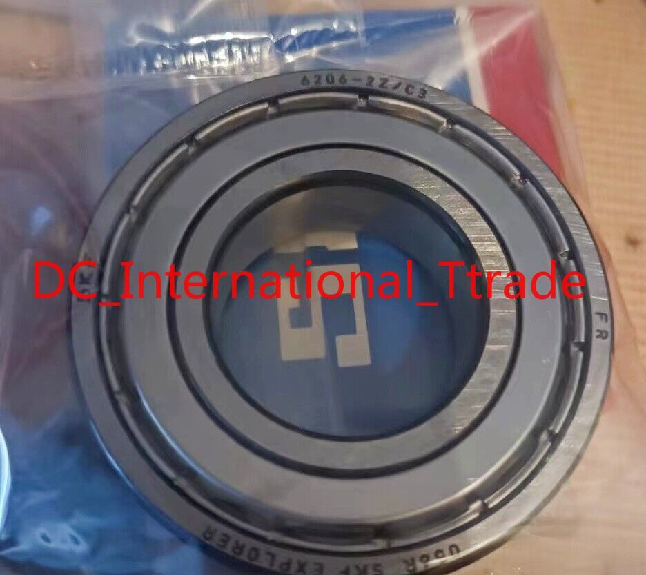 NEW SKF 6206-2Z/C3 Deep Groove Ball Bearing 1PCS #KV