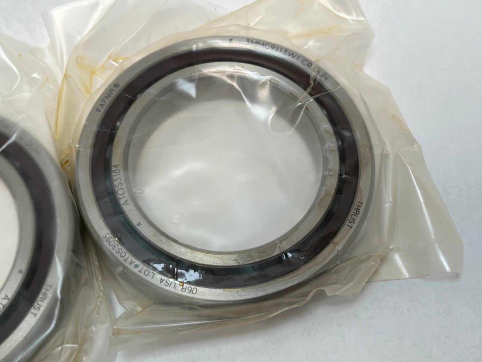 Fafnir 3MMC9113WICR-DUH Bearing 65x100x18 mm 7013A 3MM-C-9113-WI-CR-DUH 2 Pcs