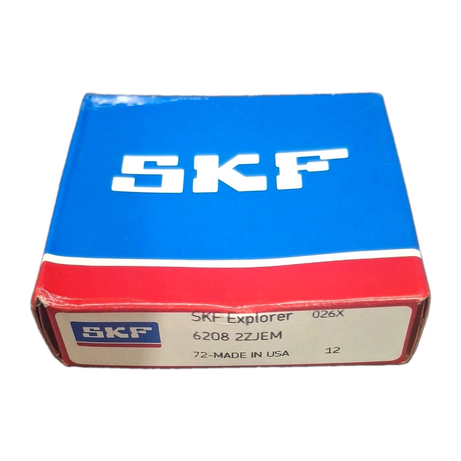 SKF 6208 2ZJEM Deep Groove Radial Ball Bearing 40x80x18mm Shielded New
