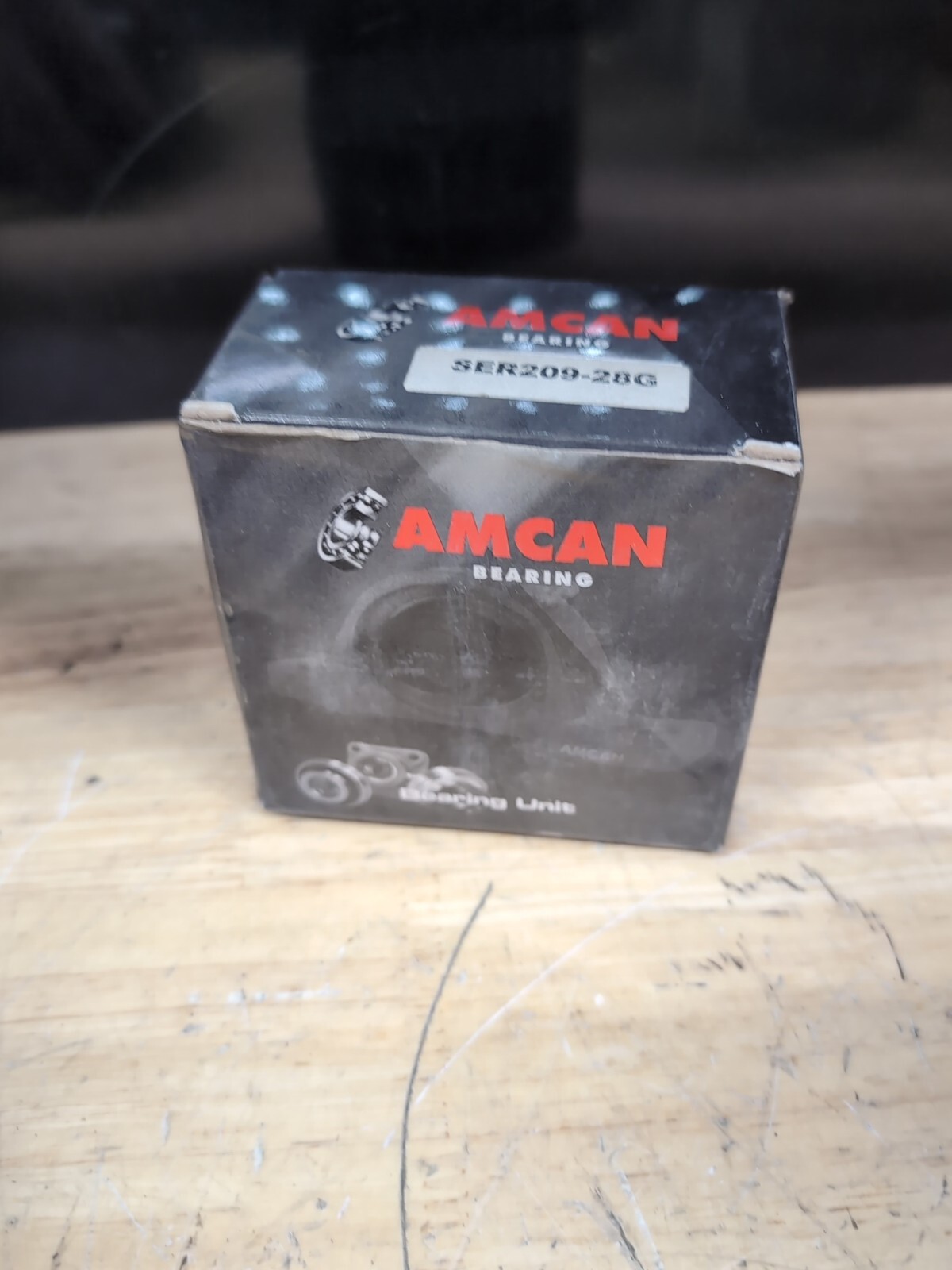 SER209-28G Insert Bearing with set Screw & Snap Ring SER 209-28-G ,1-3/4″ Bore