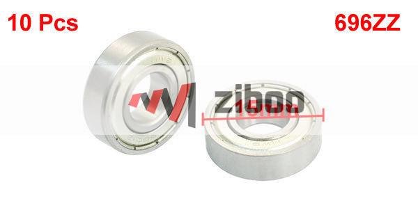10 Pcs 696ZZ Metal Shields Sealed Deep Groove Ball Bearings 6mm x 15mm x 5mm