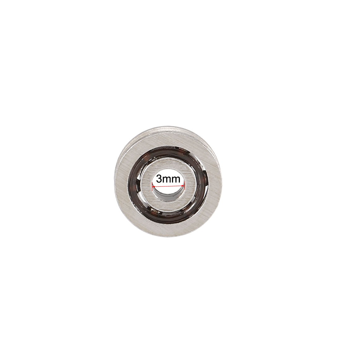 10pcs – V623 V-Groove Guide Pulley Rail Ball Bearings Carbon Steel Miniature